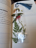 Handmade Customizable Bookmarks - 3 Pack Bookmark Bundle with pressed flowers