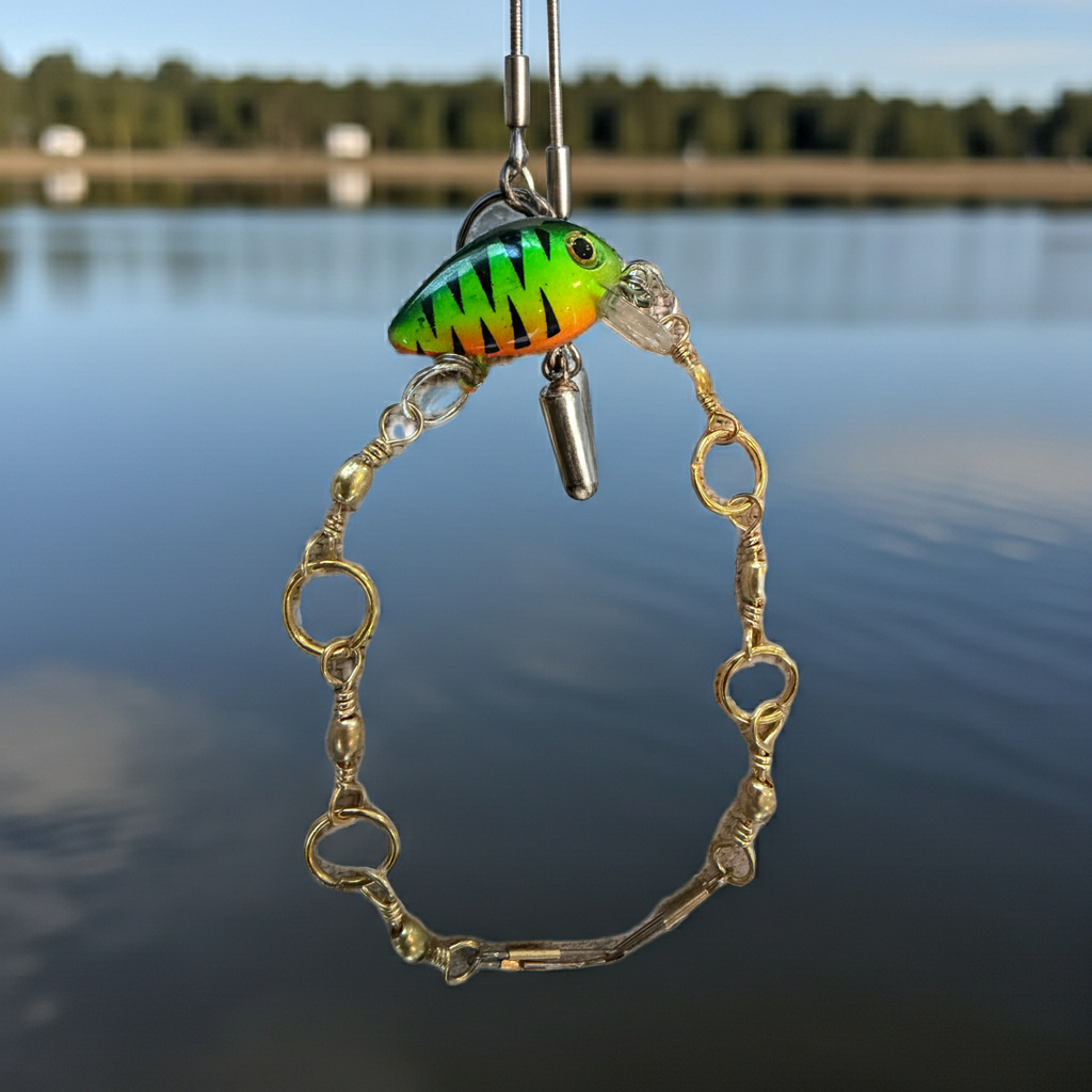 handmade Fishing Lure Bracelet - Clay By Design