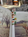 Bookshelf Bookmarks with black cats with tassel